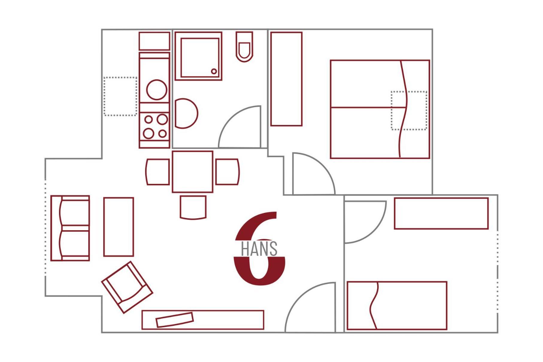 7Schwaben Apartman Bad Urach Szoba fotó
